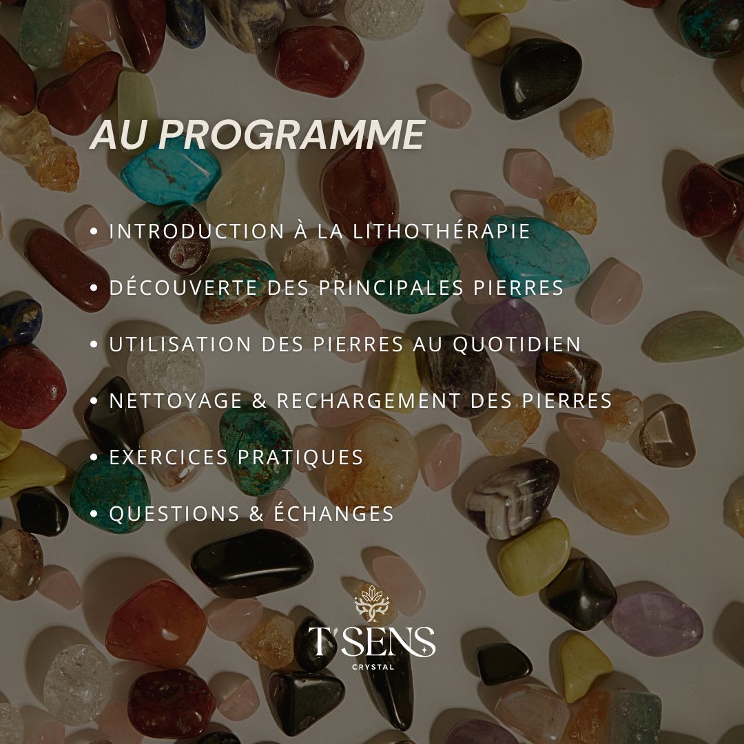 Initiation à la Lithothérapie - PROCHAINE DATE À VENIR CET AUTOMNE