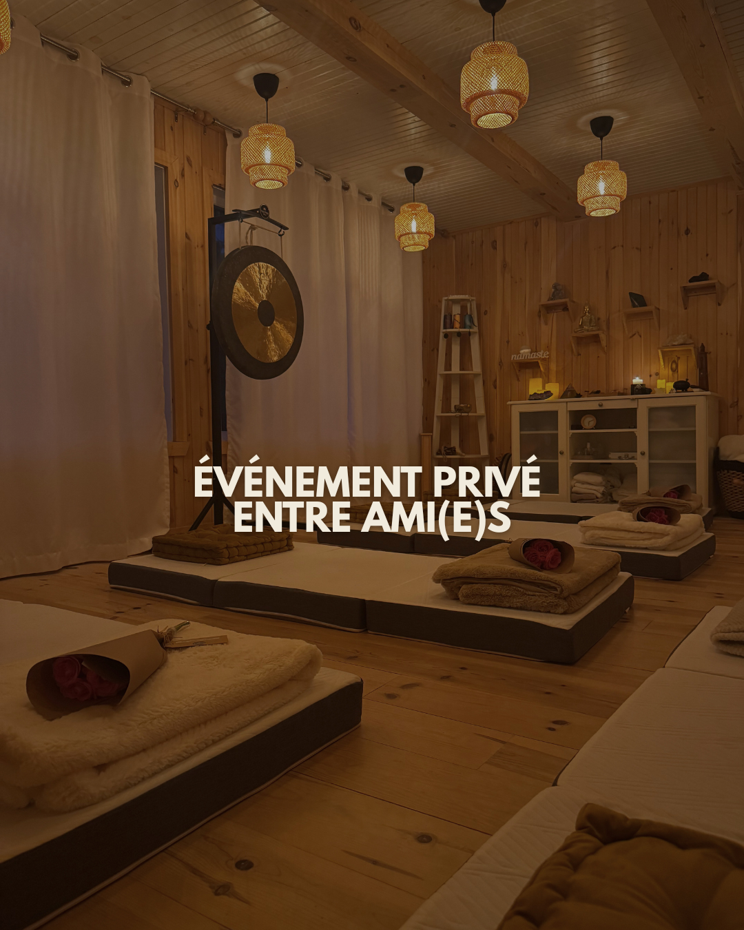 ÉVÉNEMENT PRIVÉ ENTRE AMI(E)S