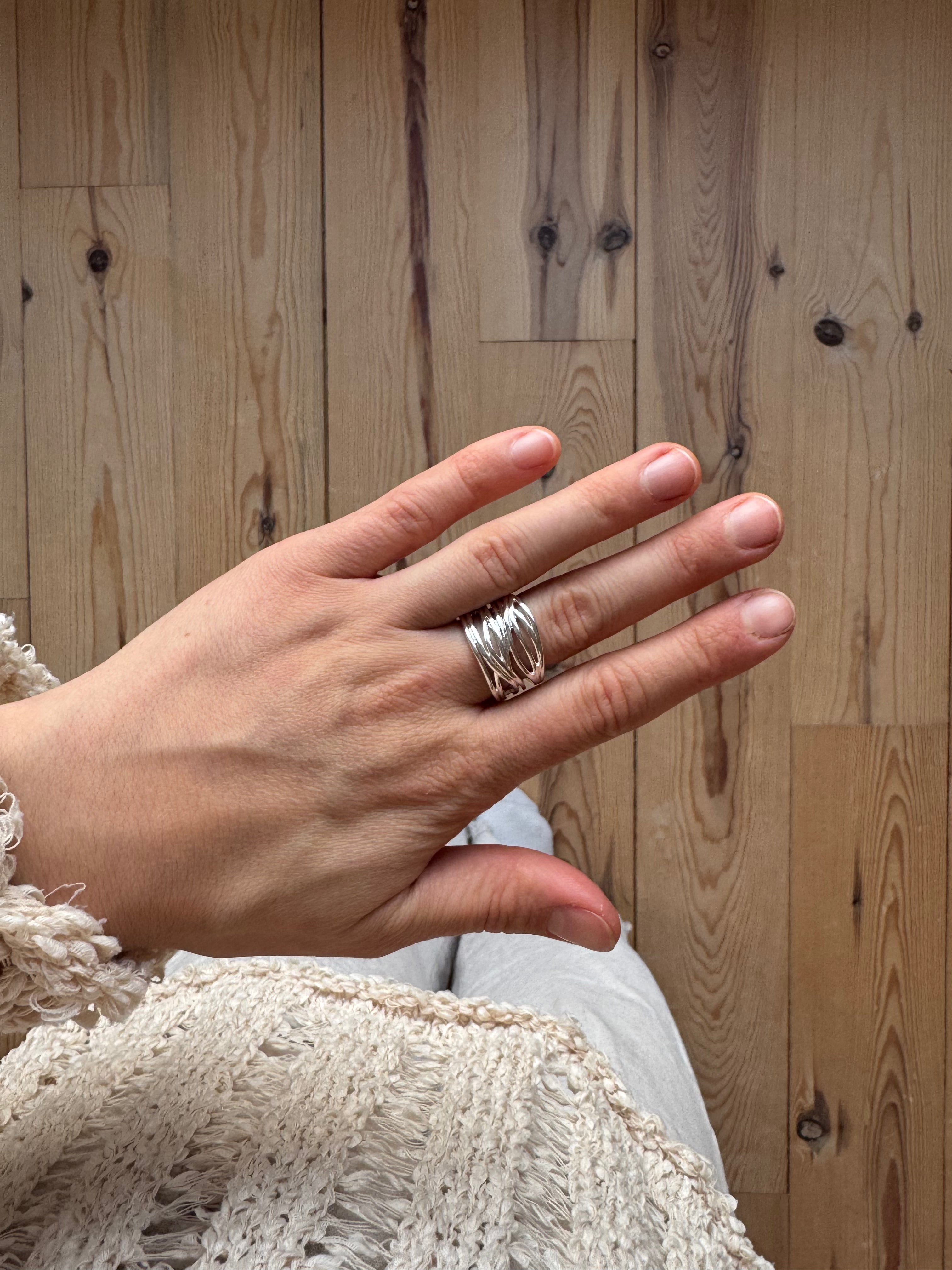 Bague - The drizzy Silver