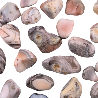 Pierre roulé - Agate Rose