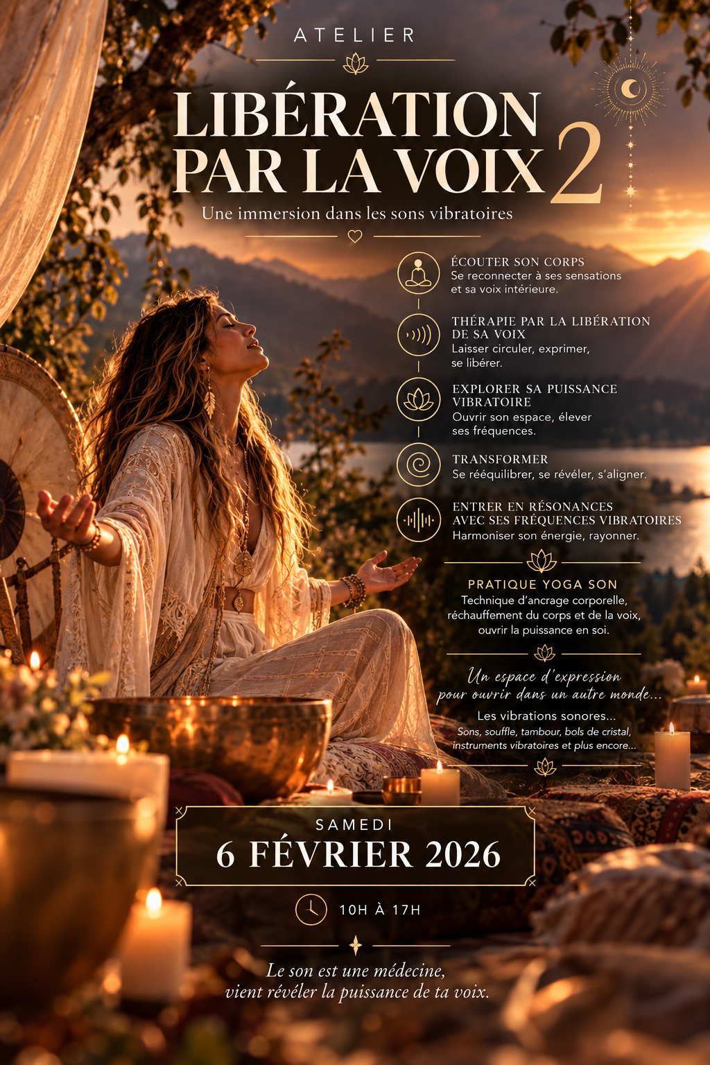 Atelier de libération par la voix 2 - 6 Février