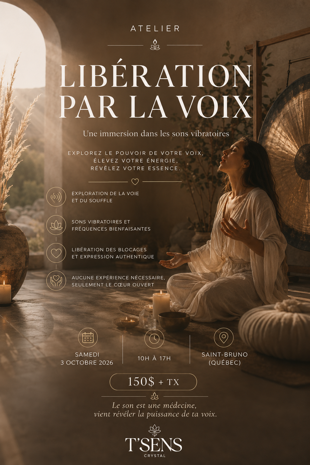 Atelier de Libération par la voix - 3 Octobre 2026