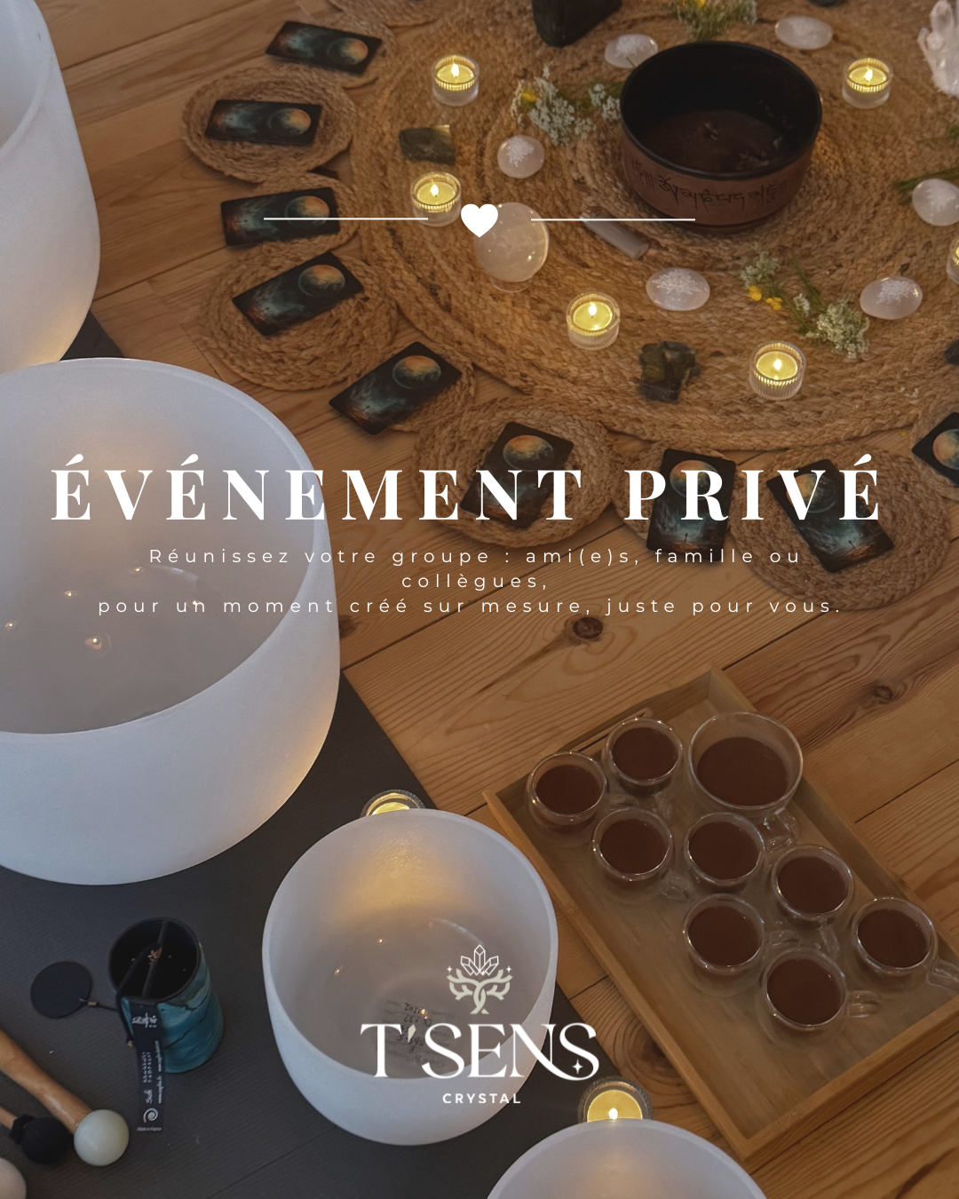 ÉVÉNEMENT PRIVÉ - SUR DEMANDE