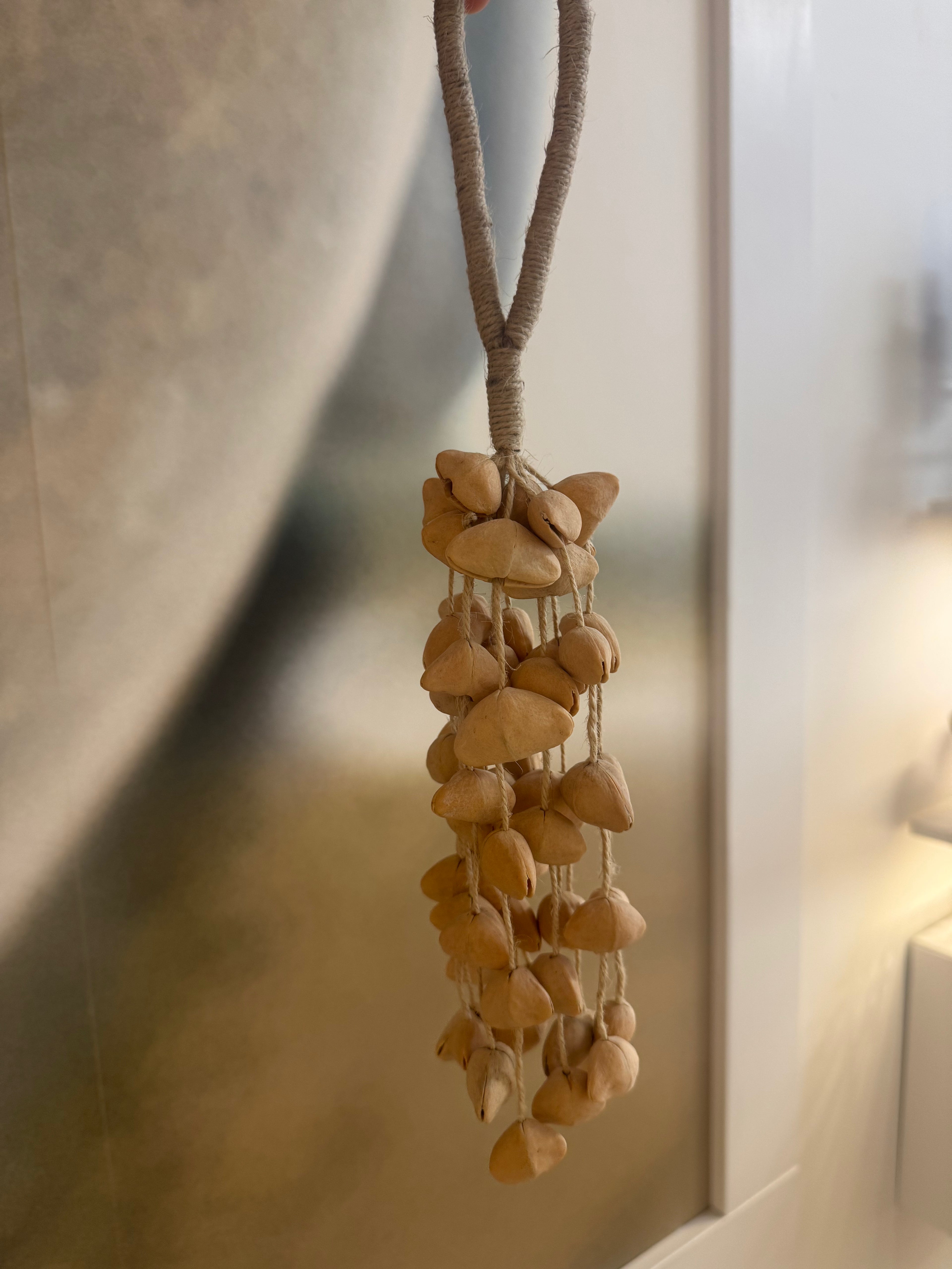 Carillon en graines naturelles