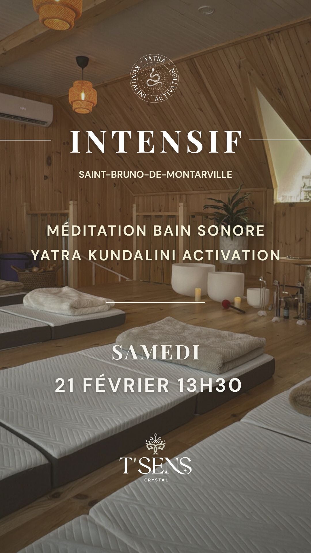 Intensif - Méditation Bain Sonore + Yatra Kundalini Activation - 21 Février