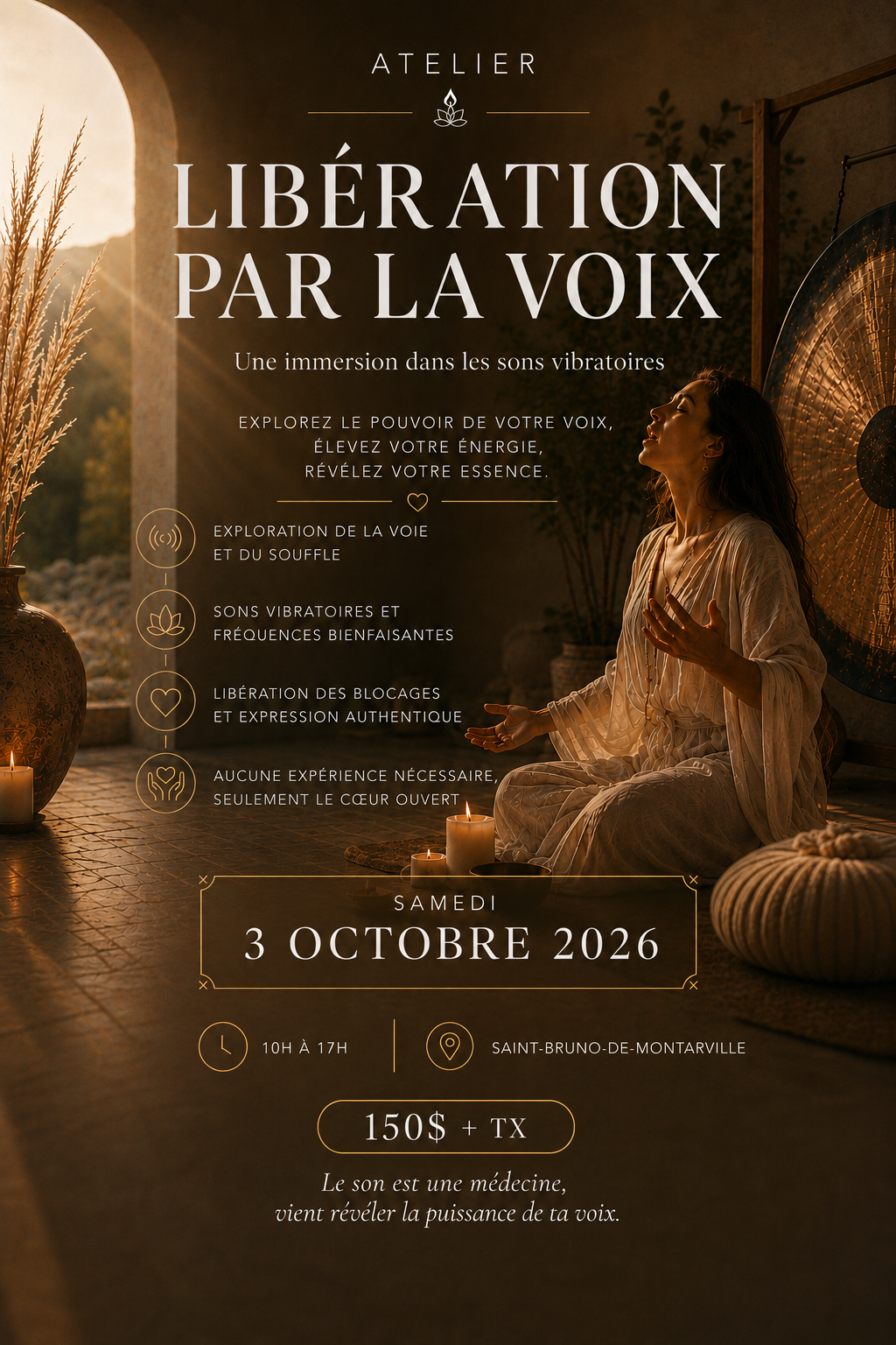 Atelier de Libération par la voix - 3 Octobre 2026