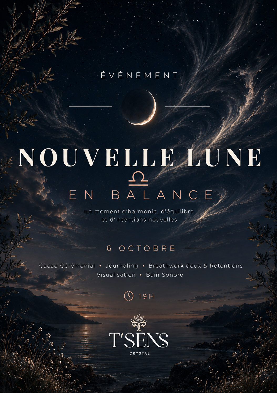 Soirée NOUVELLE LUNE en Balance - 6 octobre 2026