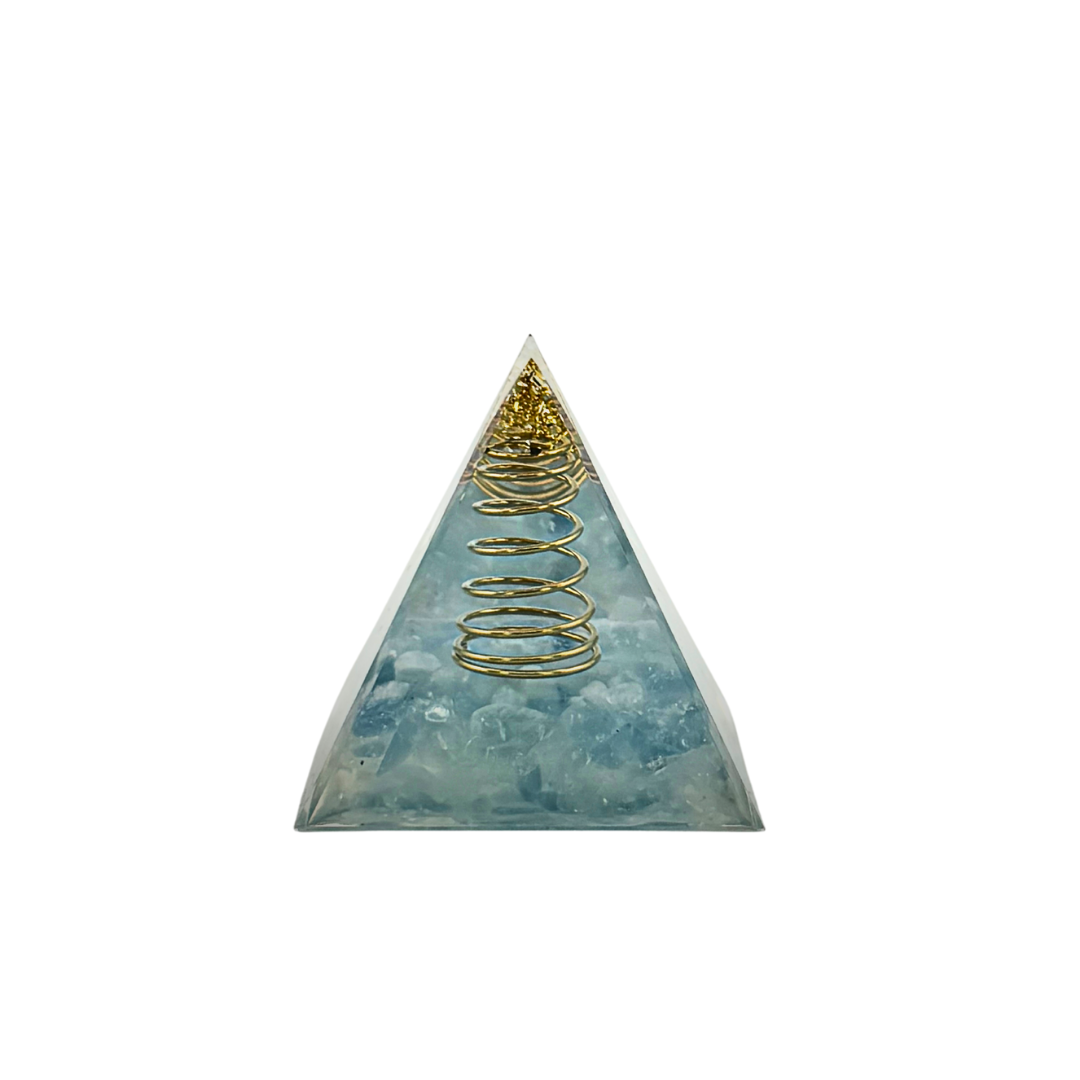 Larimar Orgonite - Pyramide