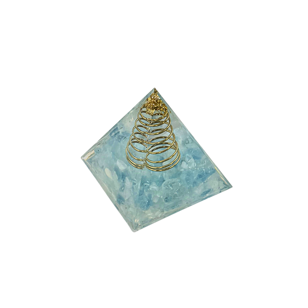 Larimar Orgonite - Pyramide