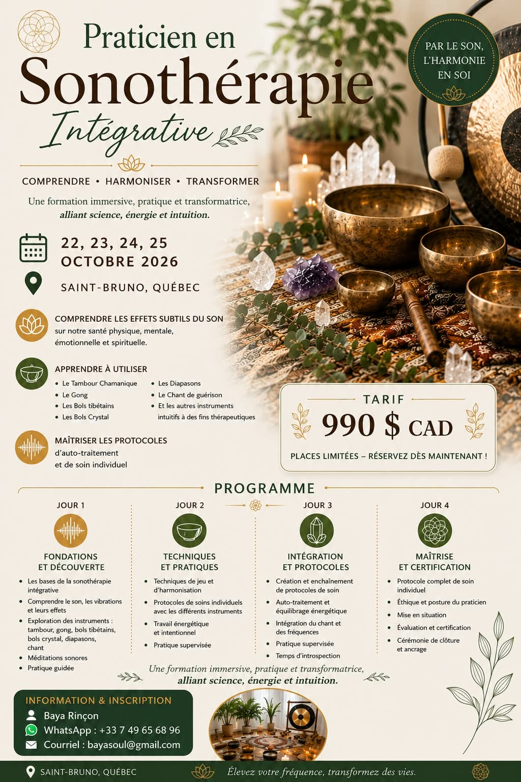 Praticien en Sonothérapie Intégrative